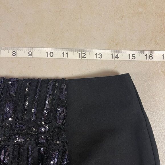 Worthington Black Sequin Pencil Skirt 10 - Picture 7 of 9